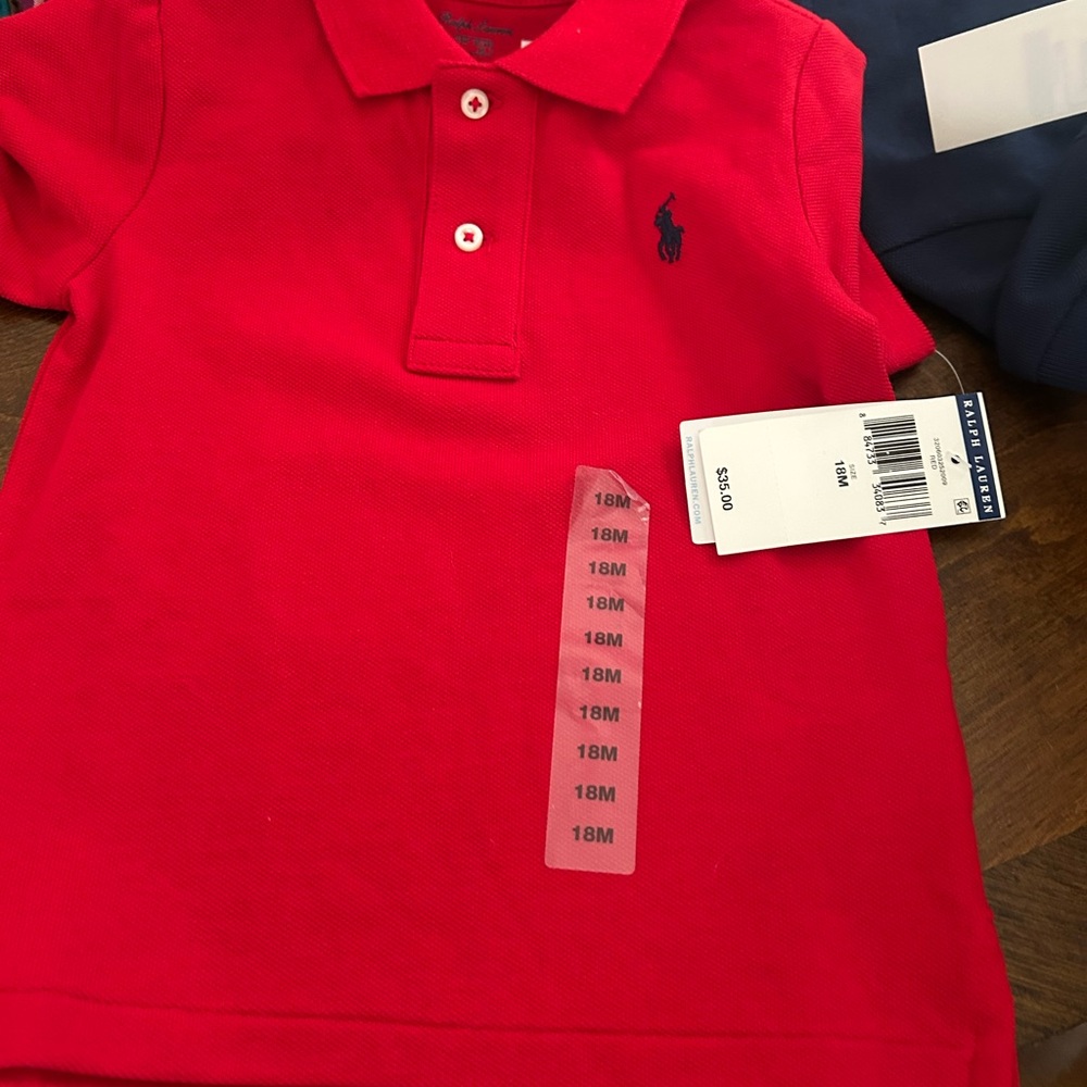 Polo by Ralph Lauren Kids Polo Shirt in Bright Red